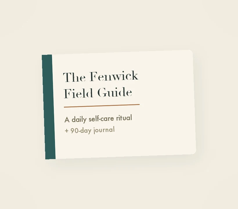 The printed Fenwick field guide and journal